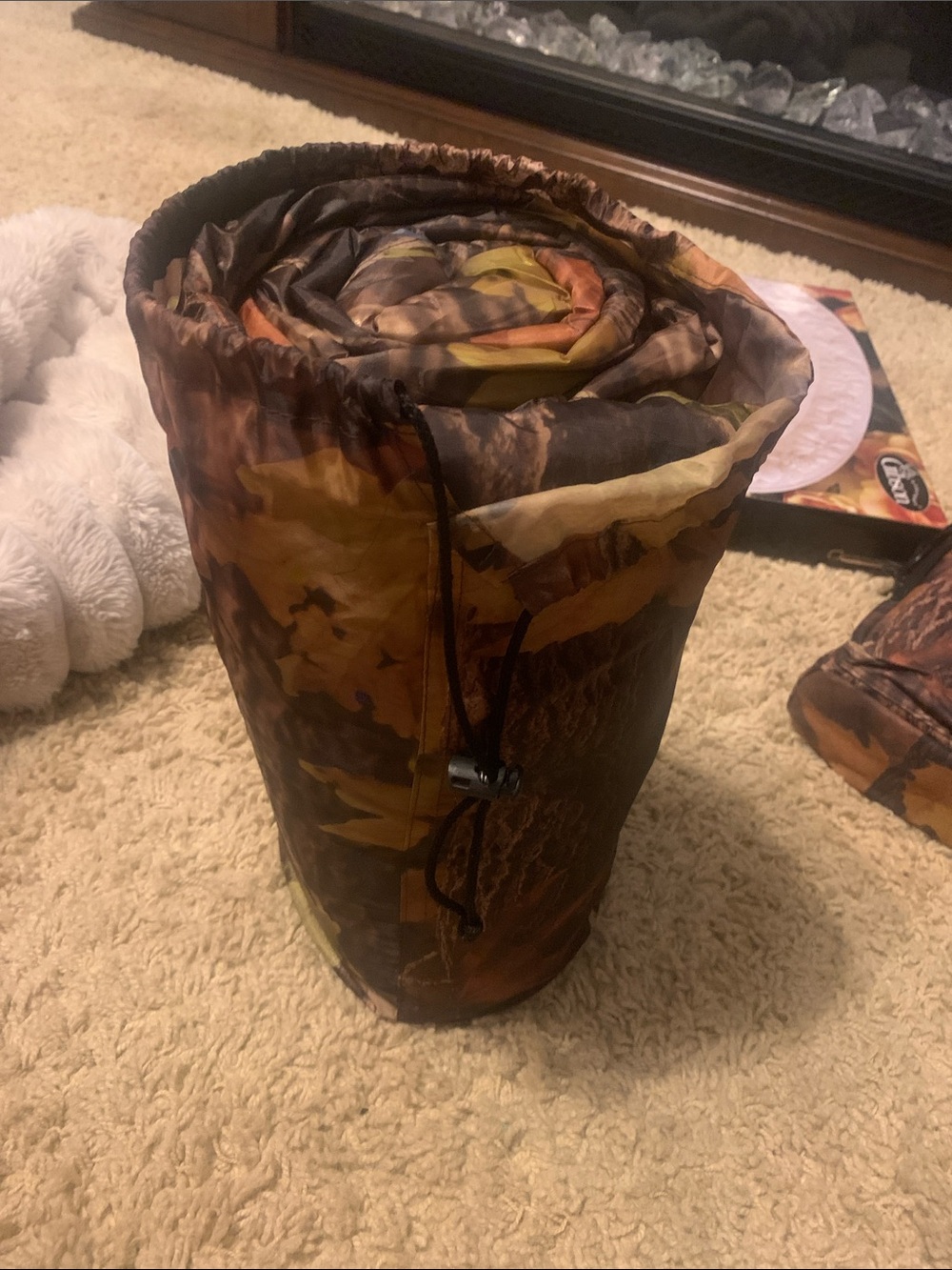 Camo sleeping bag